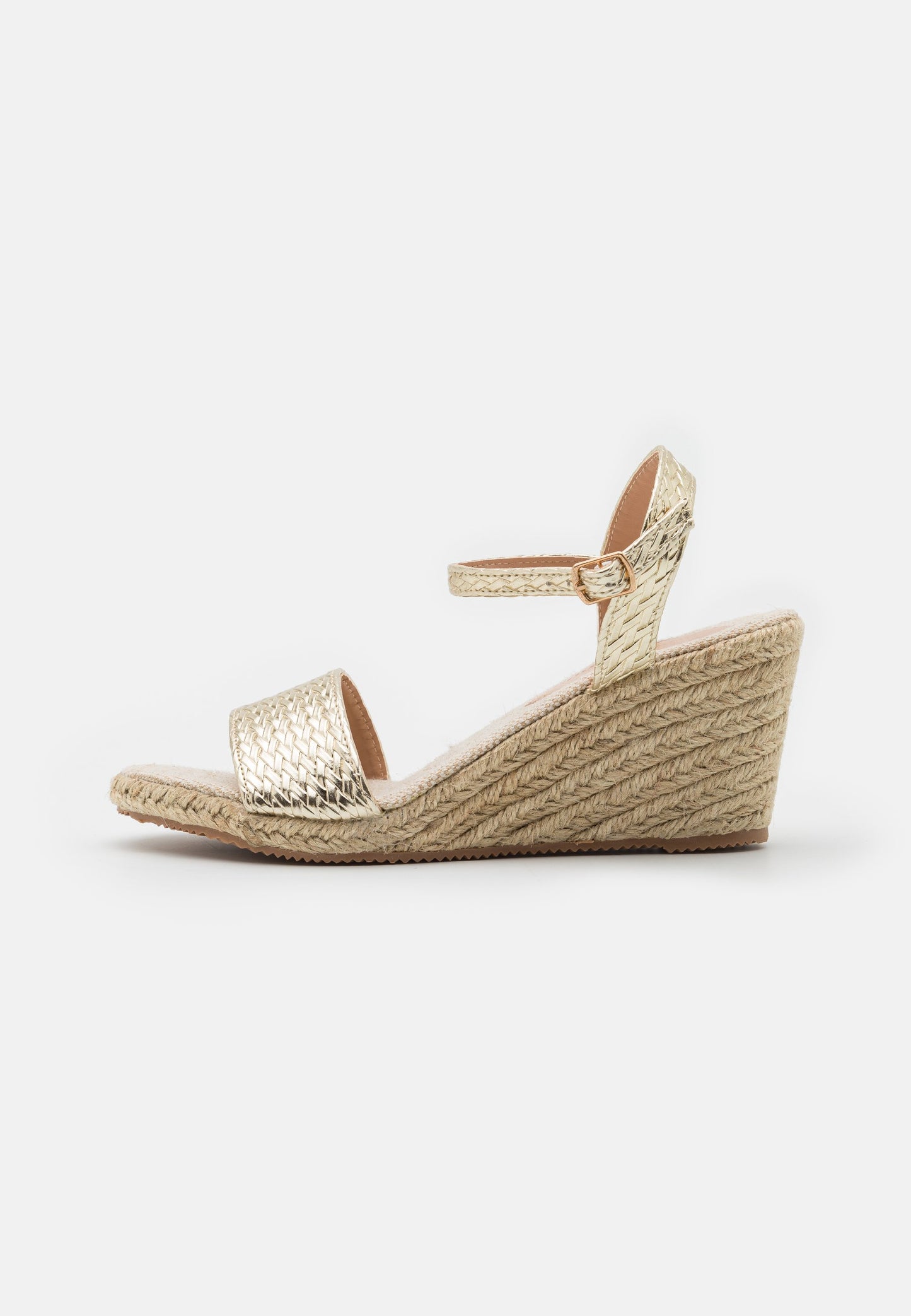Anna Field Wedge Sandals - Gold
