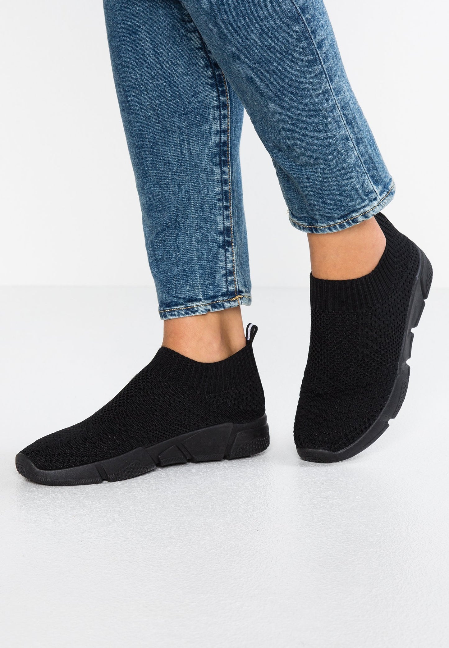 Anna Field Slip-Ons - Black