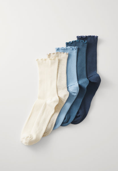 Anna Field 5 PACK - Socks - Black/white