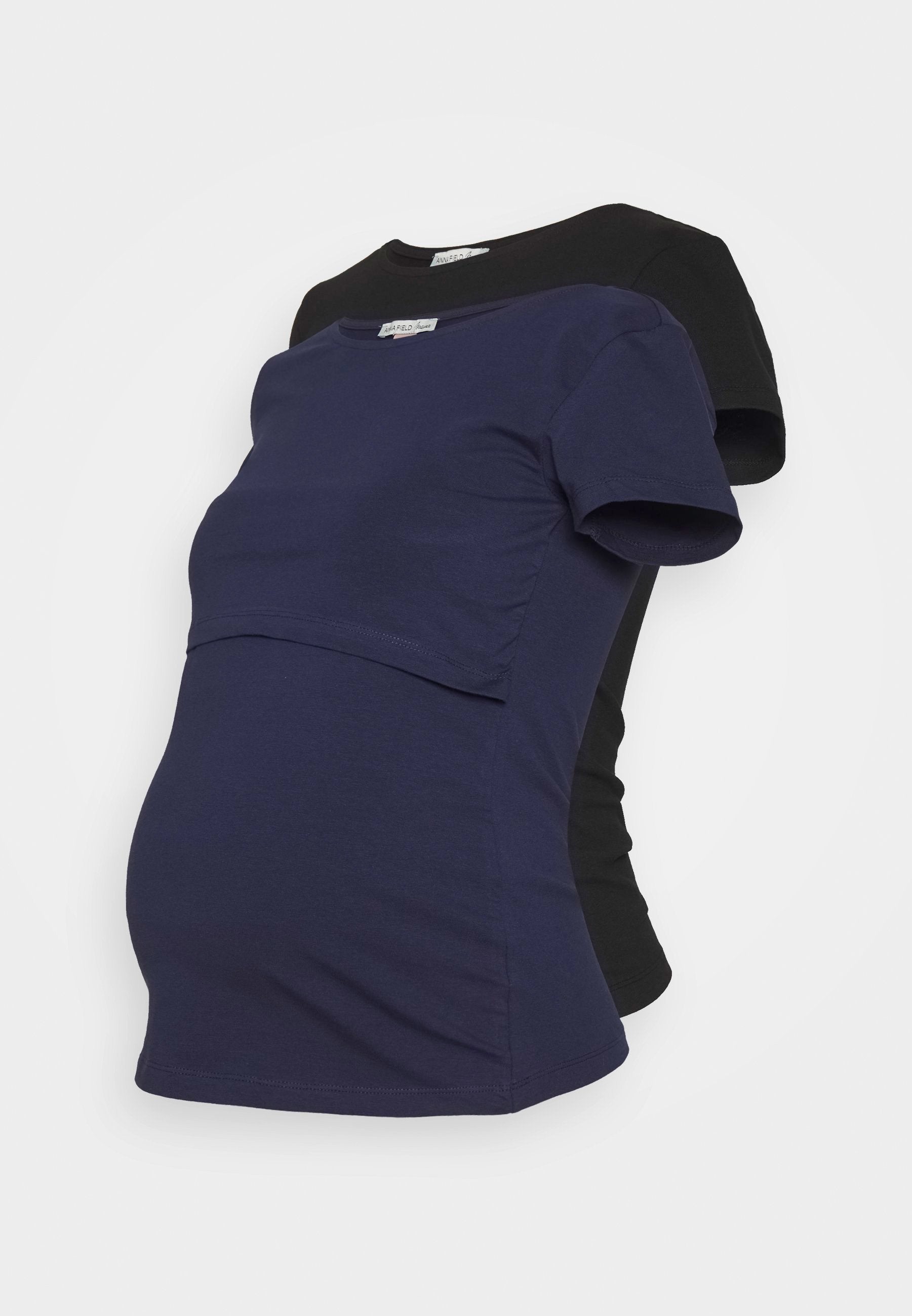  Nursing 2Er Pack - Basic T-Shirt - Basic T-Shirt - Dark Blue/Black