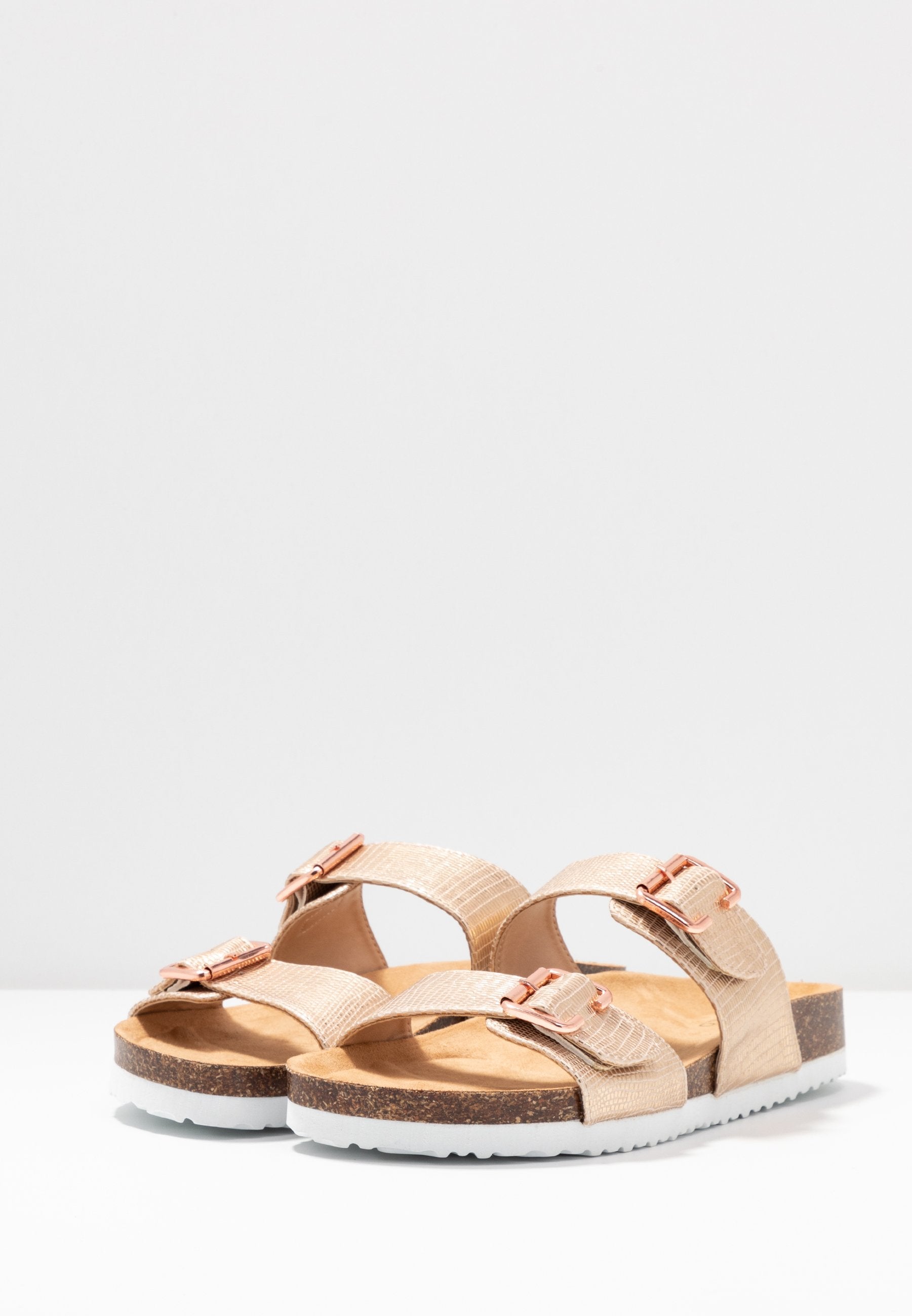 Anna Field Slippers - Rose Gold