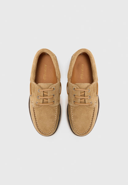 Anna Field LEATHER - Boat Shoes - Beige