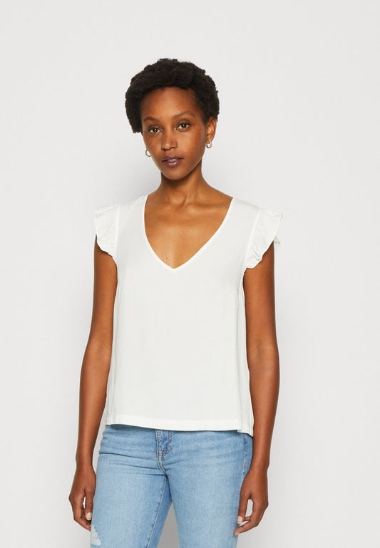 Anna Field Print T-Shirt - White