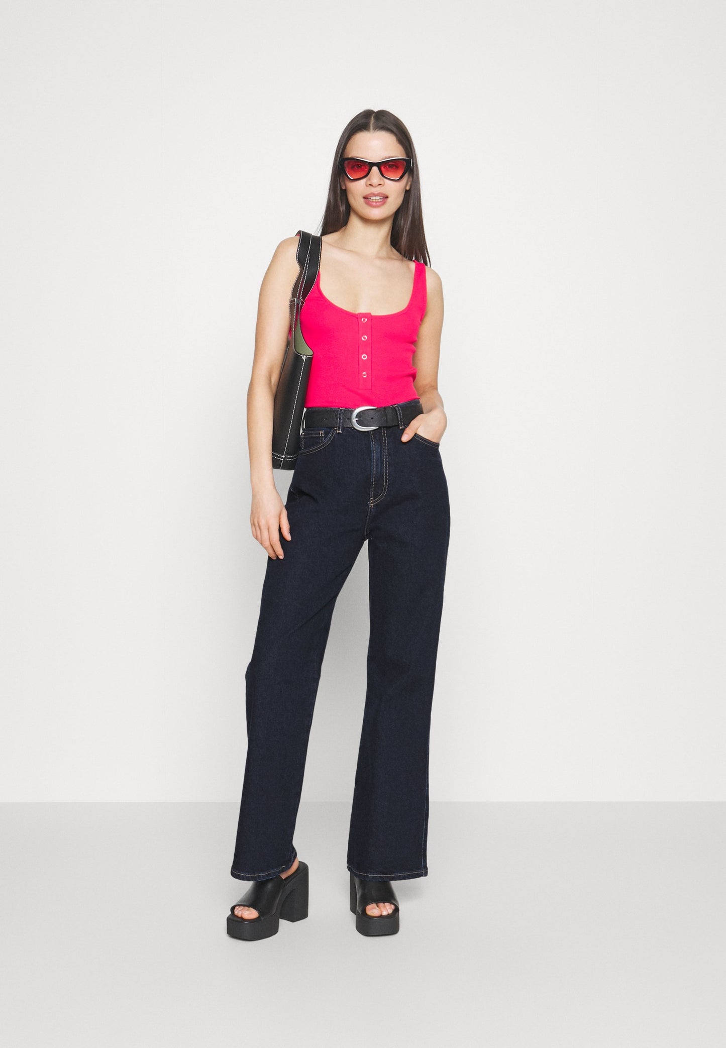  Kick Flare - Bootcut Jeans - Dark Blue Denim