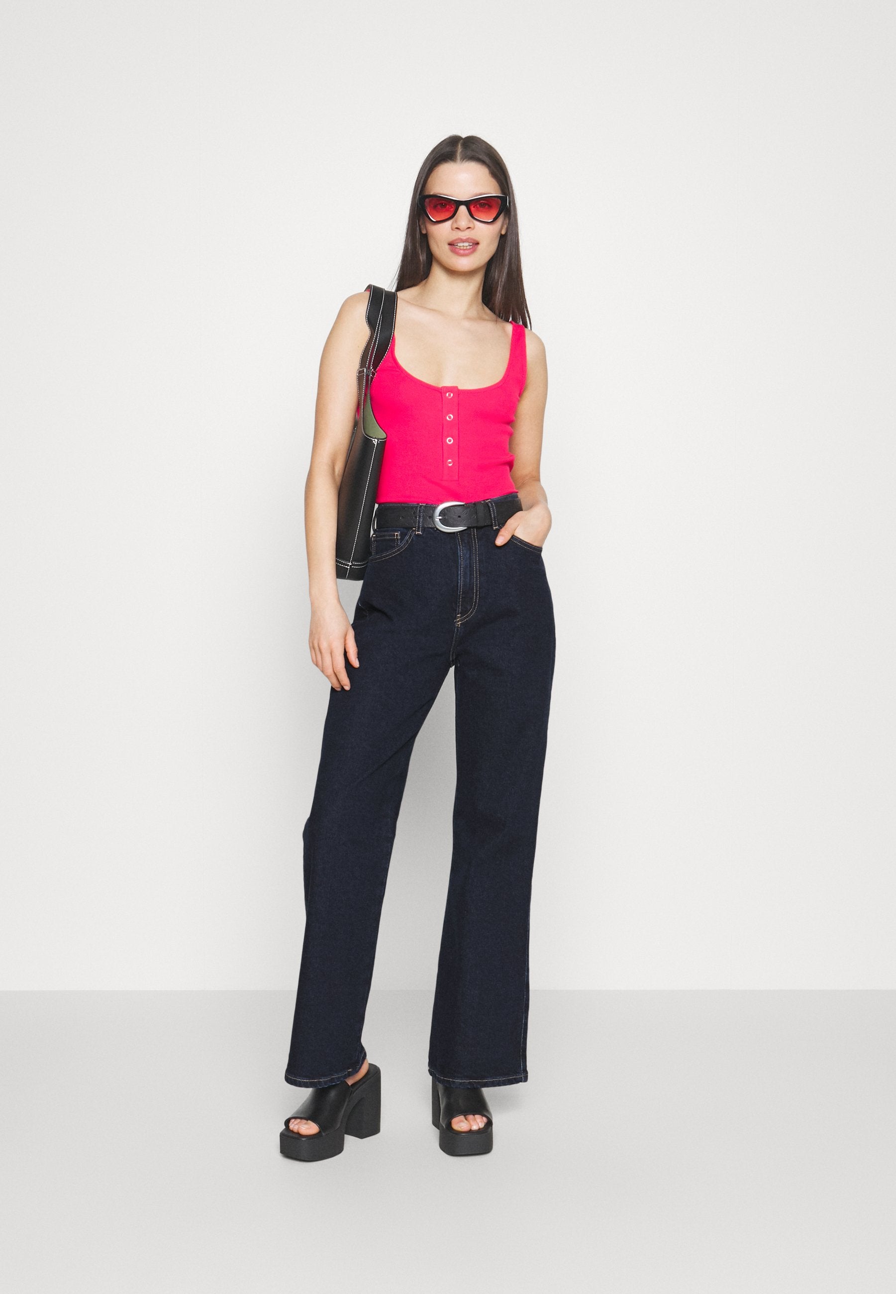  Kick Flare - Bootcut Jeans - Dark Blue Denim