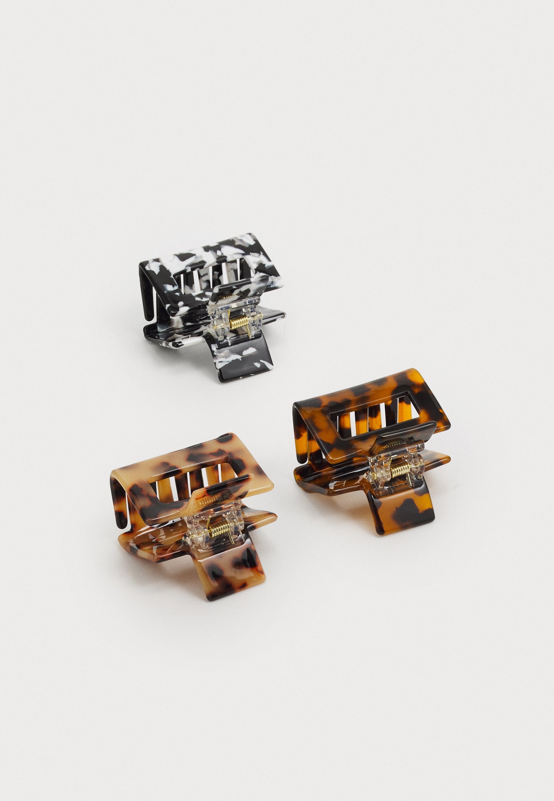 Anna Field 3 PACK - Hair Styling Accessory - Brown/black