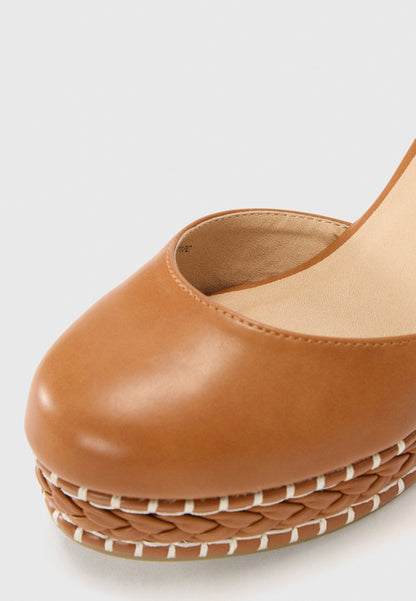 Anna Field Wedges - Cognac
