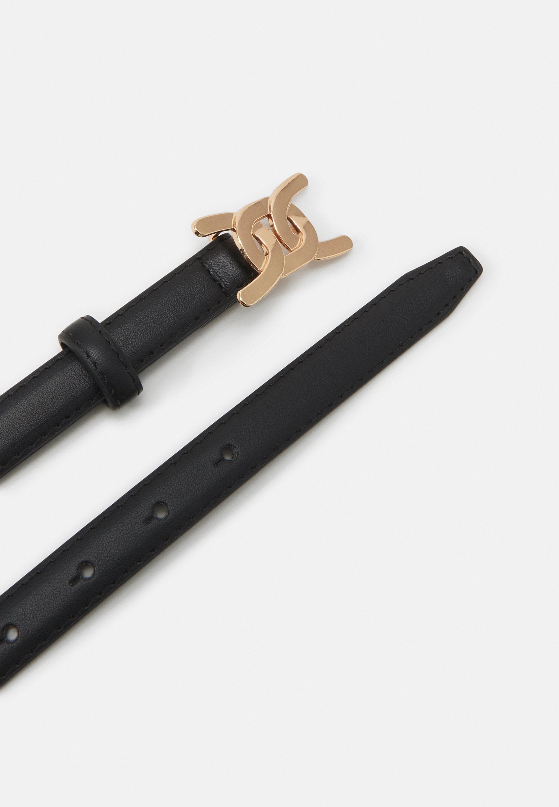 Anna Field 2Pack - Belt - Black/ Taupe