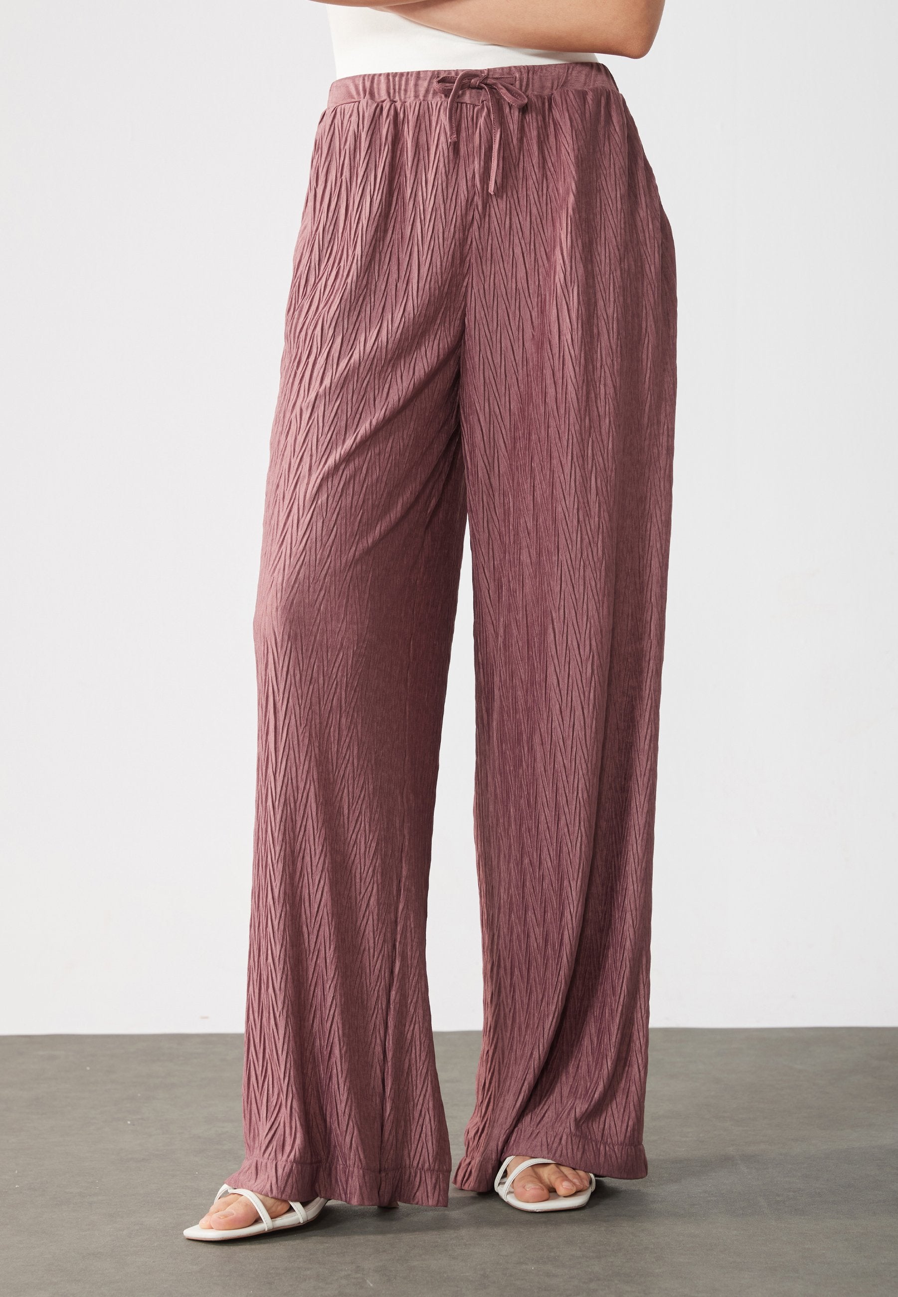 Anna Field Trousers - Rose Brown