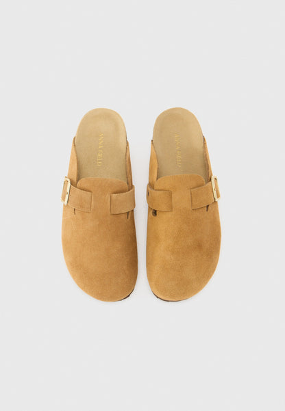 Anna Field LEATHER - Slippers - Cognac
