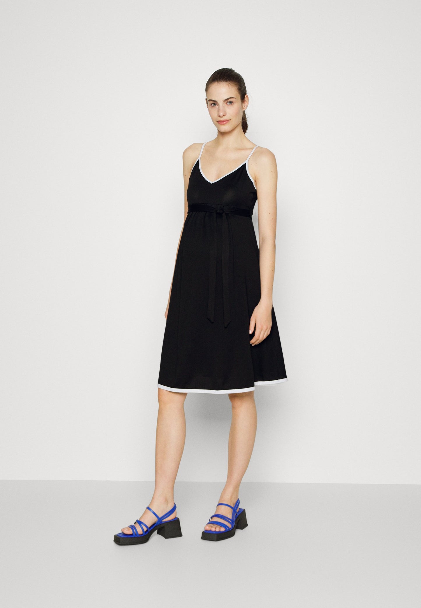  Jersey Dress - Black/White