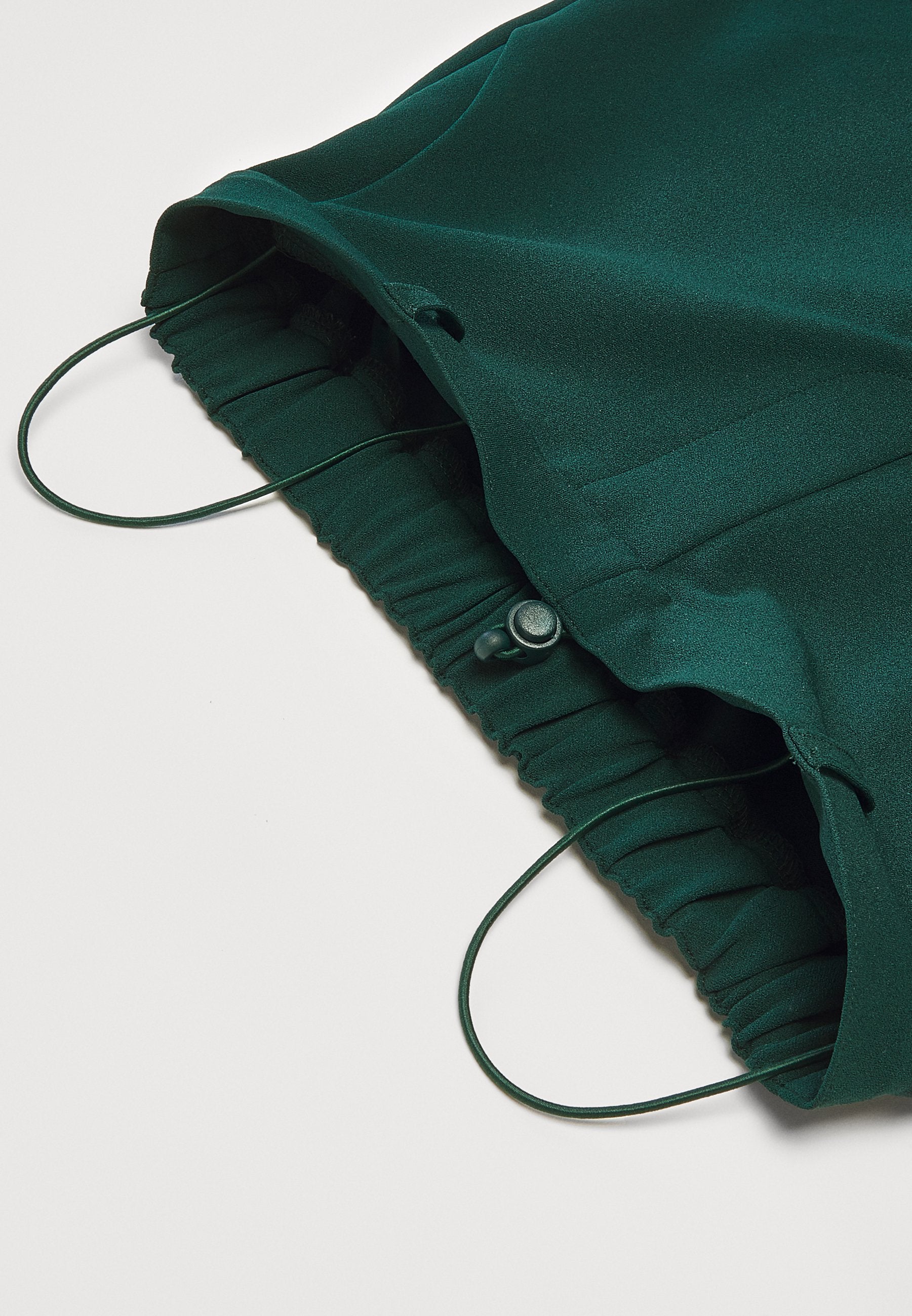 Anna Field ADAPTIVE WIDE LEG PANTS - Trousers - Dark Green