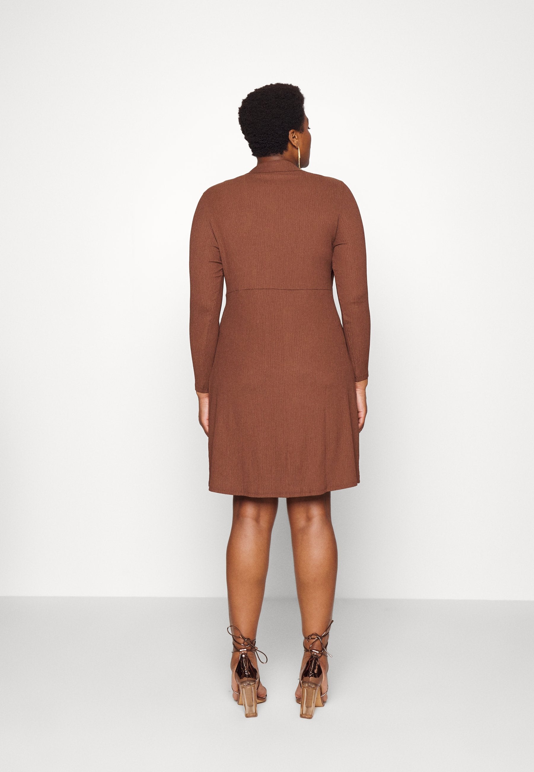  Jersey Dress - Dark Brown