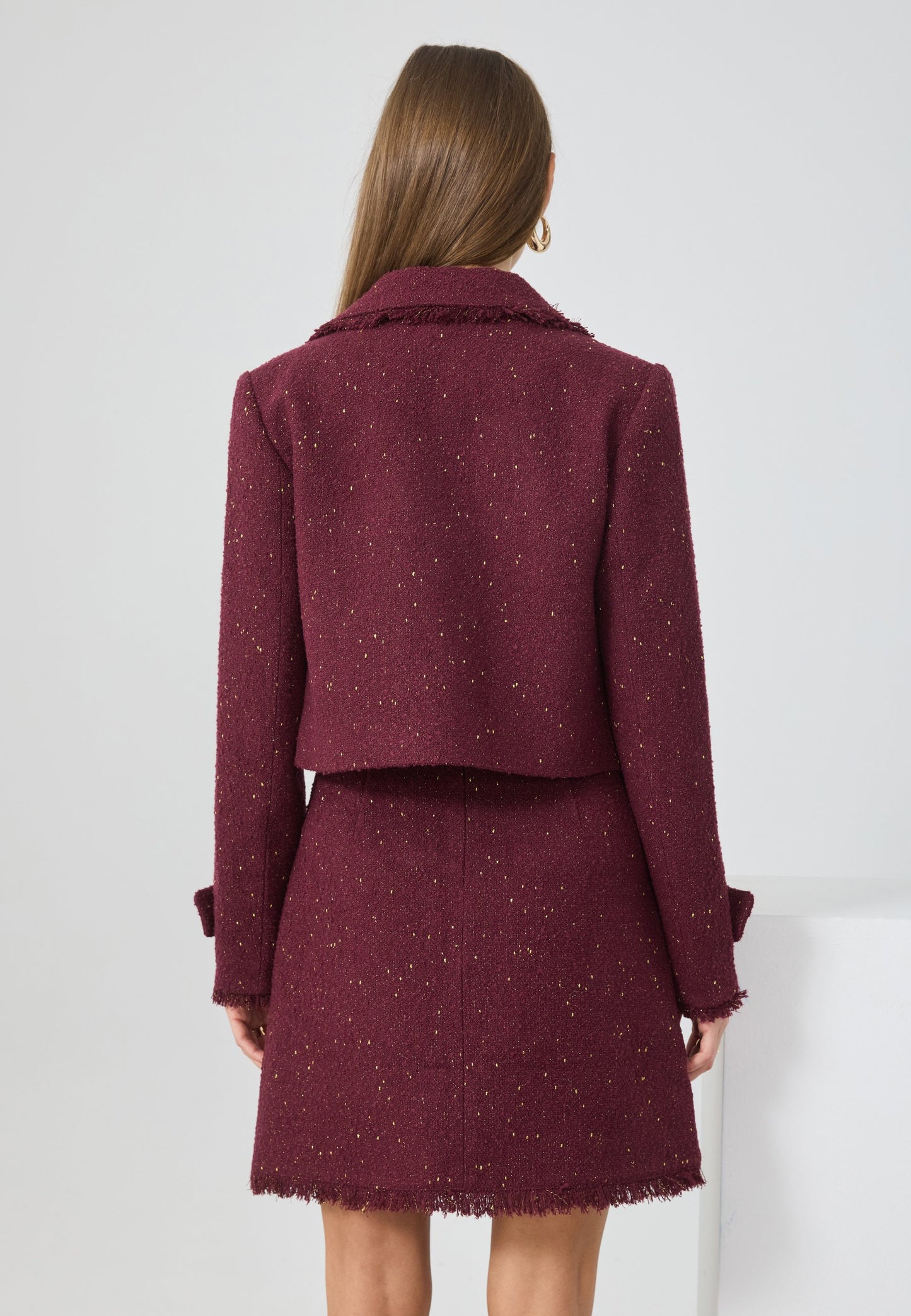Anna Field Summer Jacket - Bordeaux