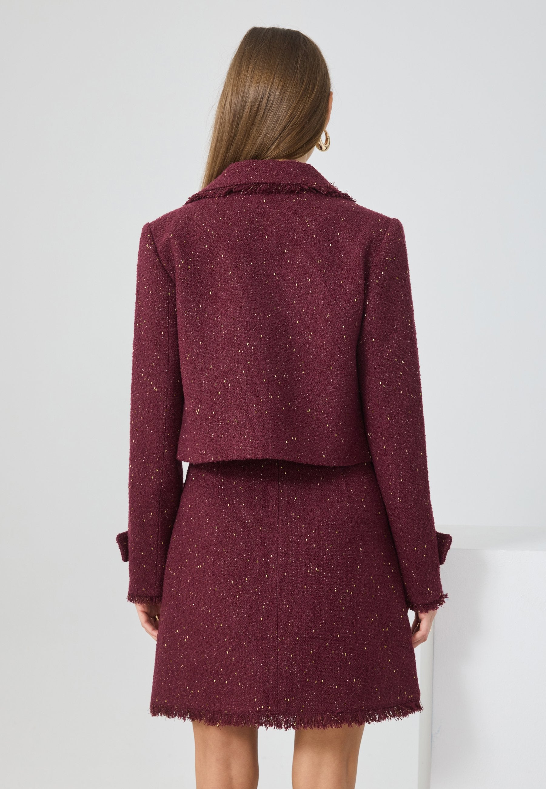 Anna Field Summer Jacket - Bordeaux