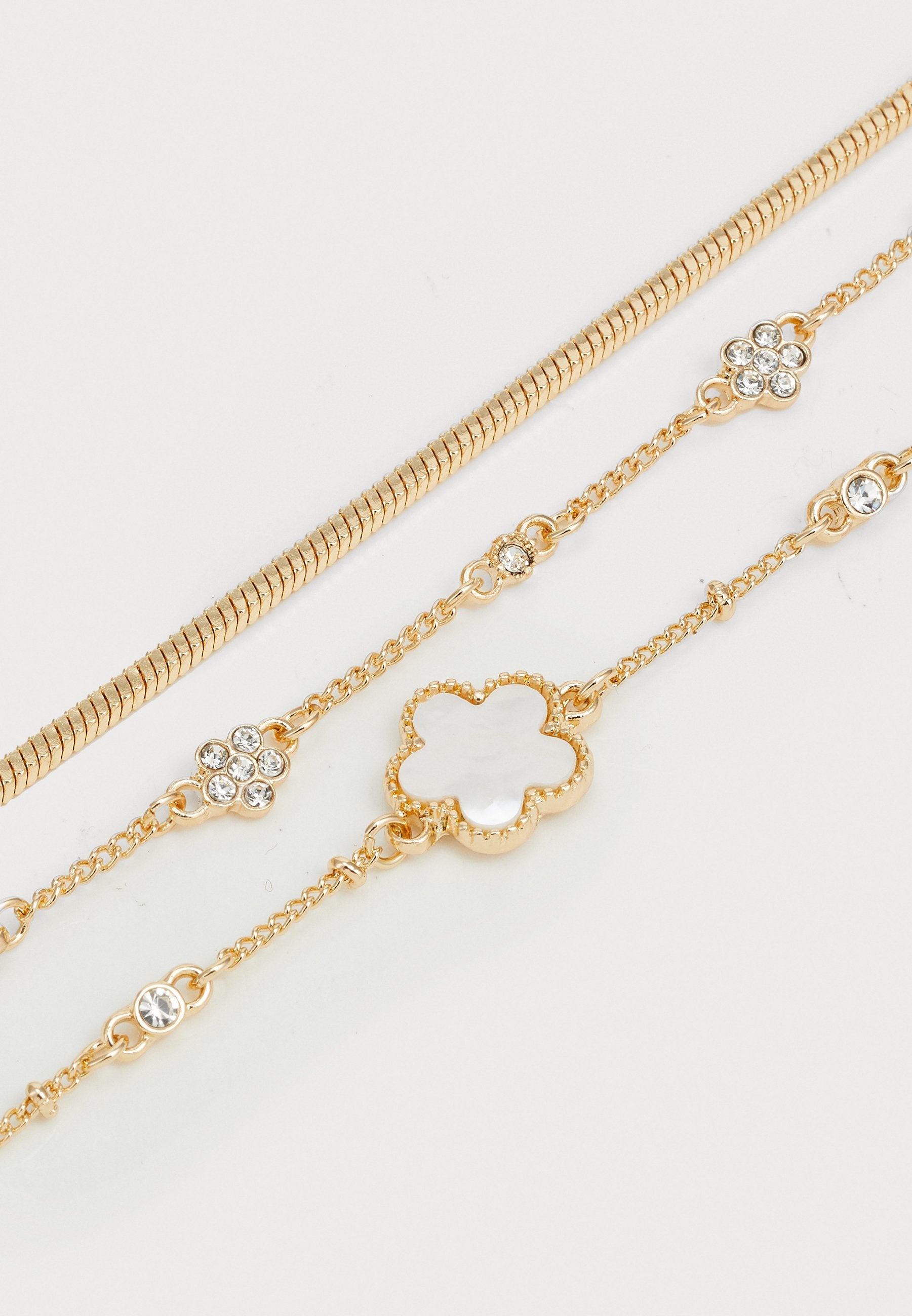 Anna Field 3 PACK - Bracelet - Gold-coloured