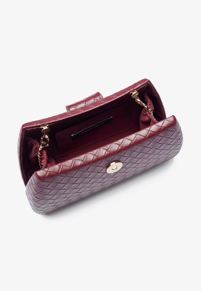 Anna Field Clutch - Bordeaux