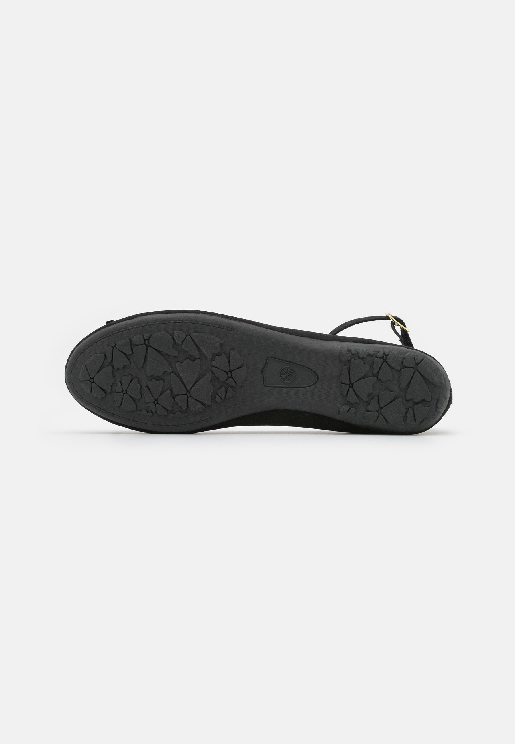 Anna Field Ankle Strap Ballet Pumps - Black