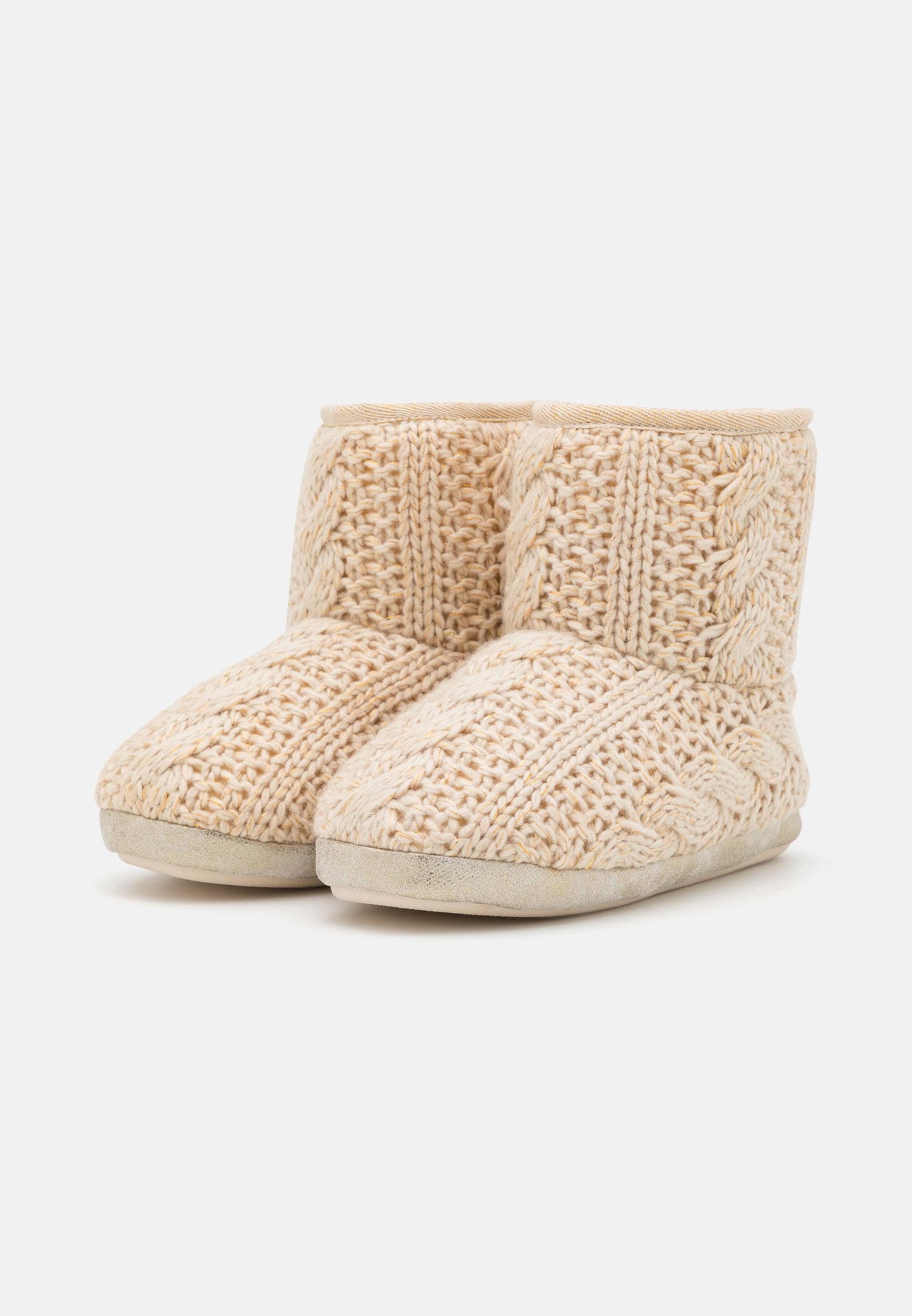 Anna Field Gold-Metallic Thread - Slippers - Gold-Coloured