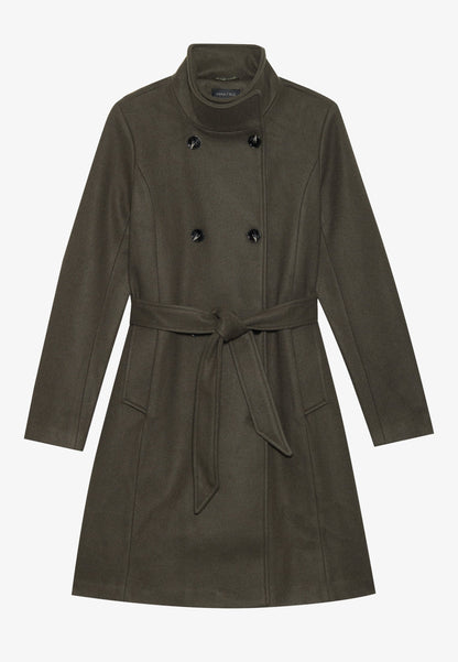 Anna Field Classic Coat - Dark Green