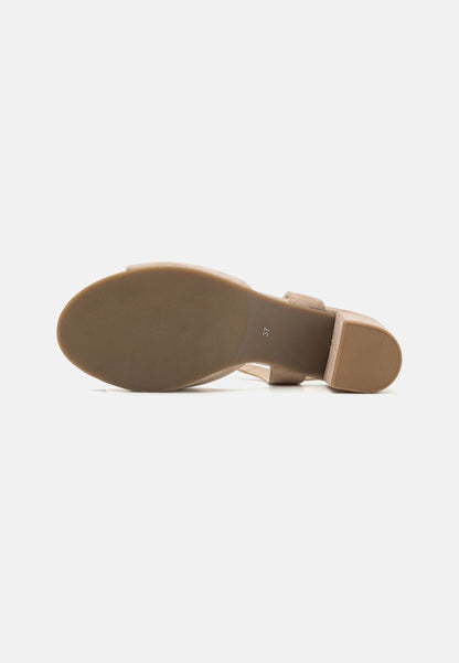  Leather- Sandals - Beige