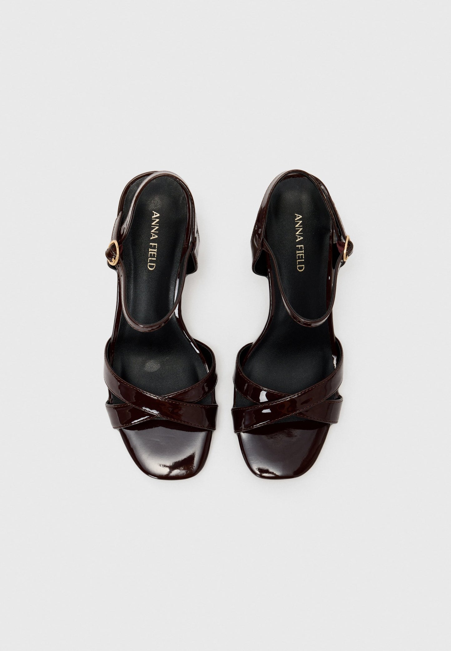 Anna Field High Heeled Sandals - Dark Brown