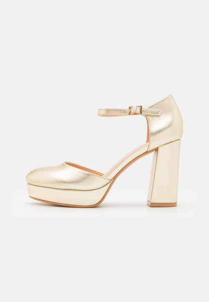 Anna Field Platform Heels - Cognac