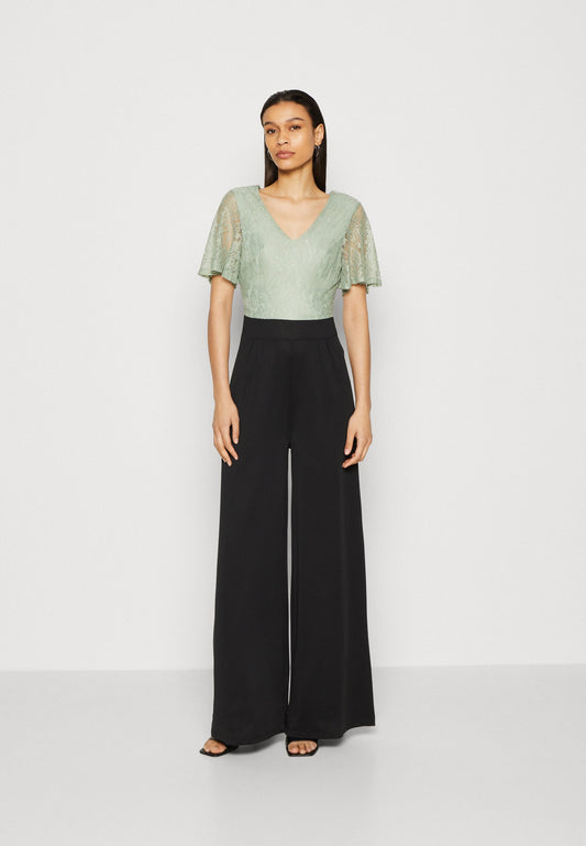Anna Field Jumpsuit - Light Green/Black