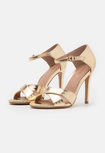 Anna Field High Heeled Sandals - Gold