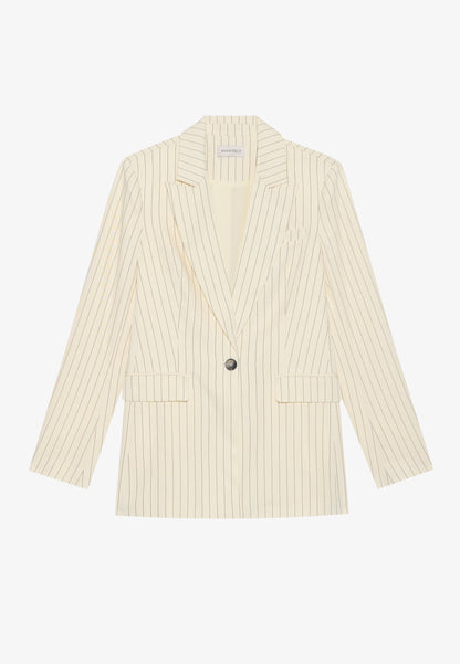 Anna Field Blazer - White