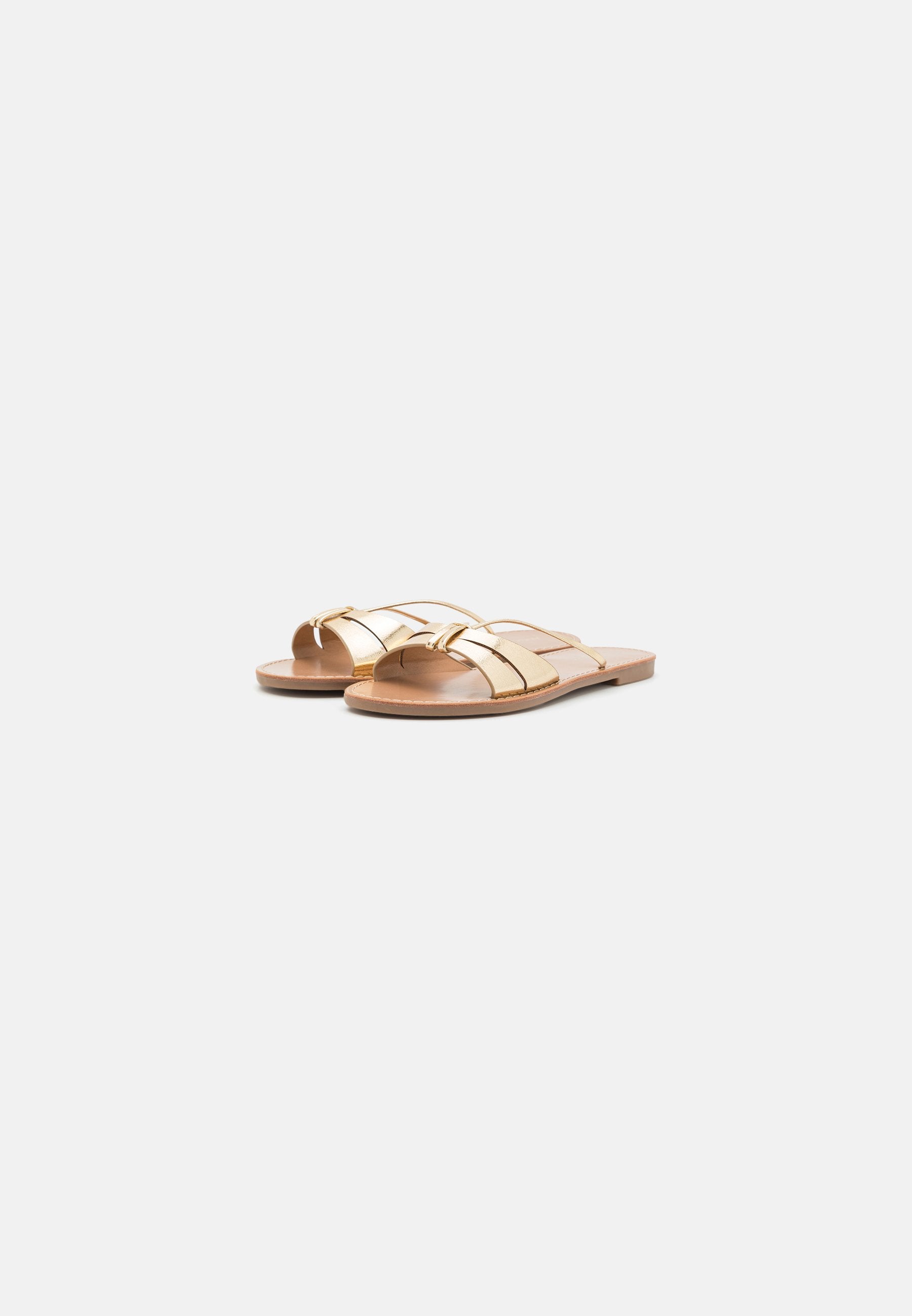 Anna Field Mules - Gold