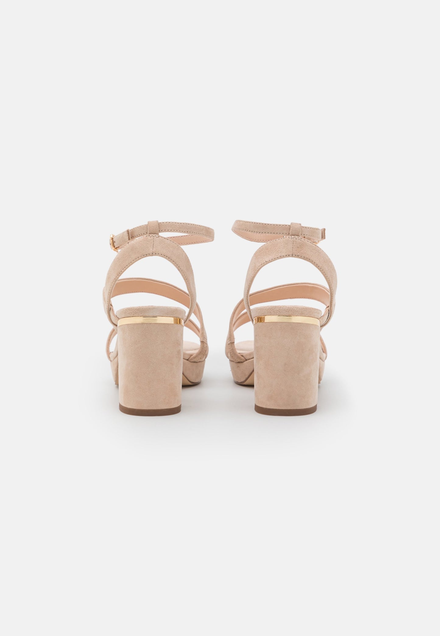  Leather- High Heeled Sandals - Light Pink