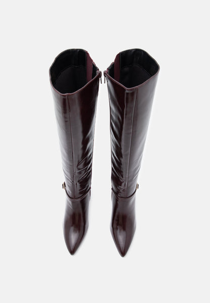 Anna Field Boots - Burgundy