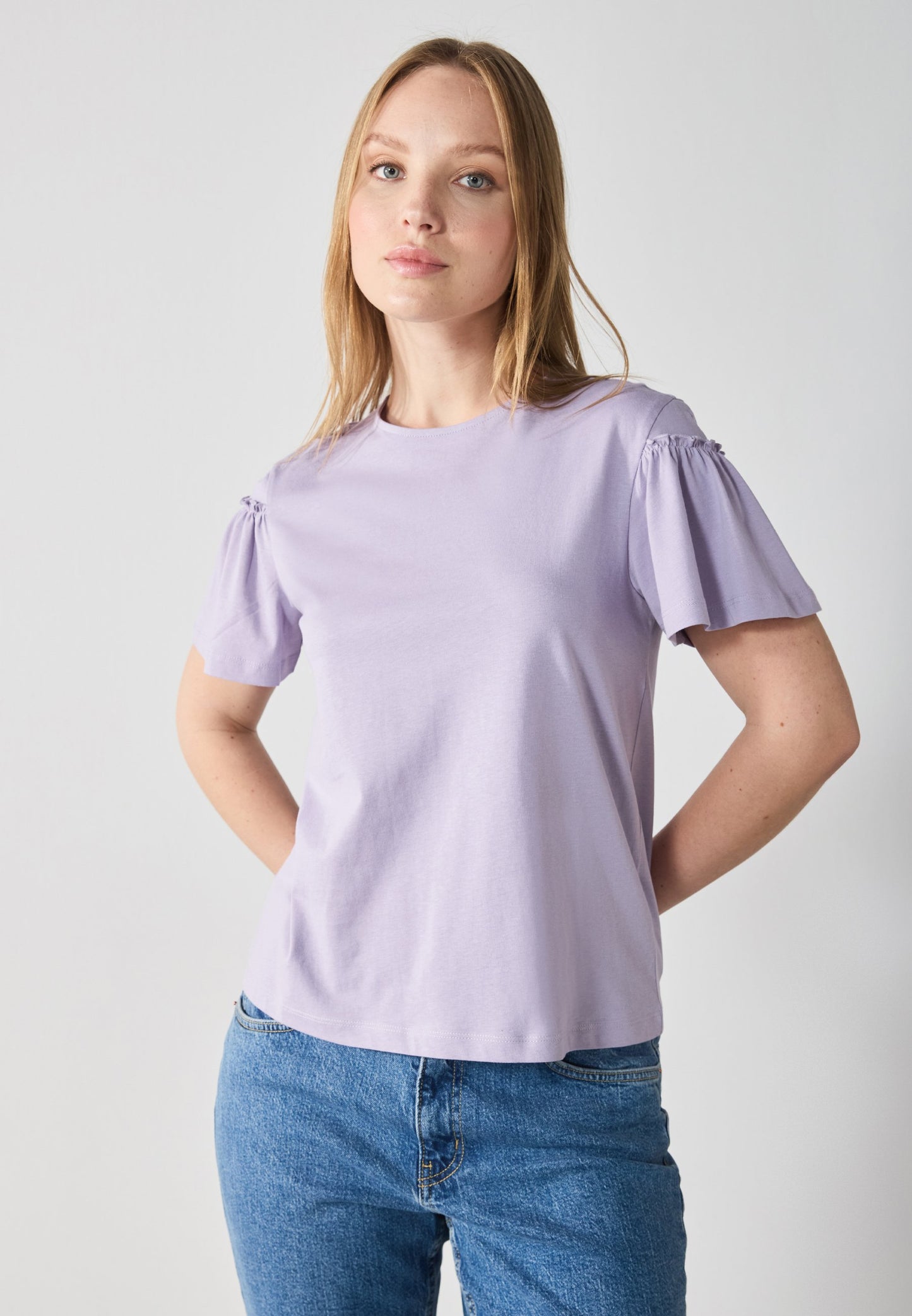 Anna Field Basic T-shirt - Wisteria