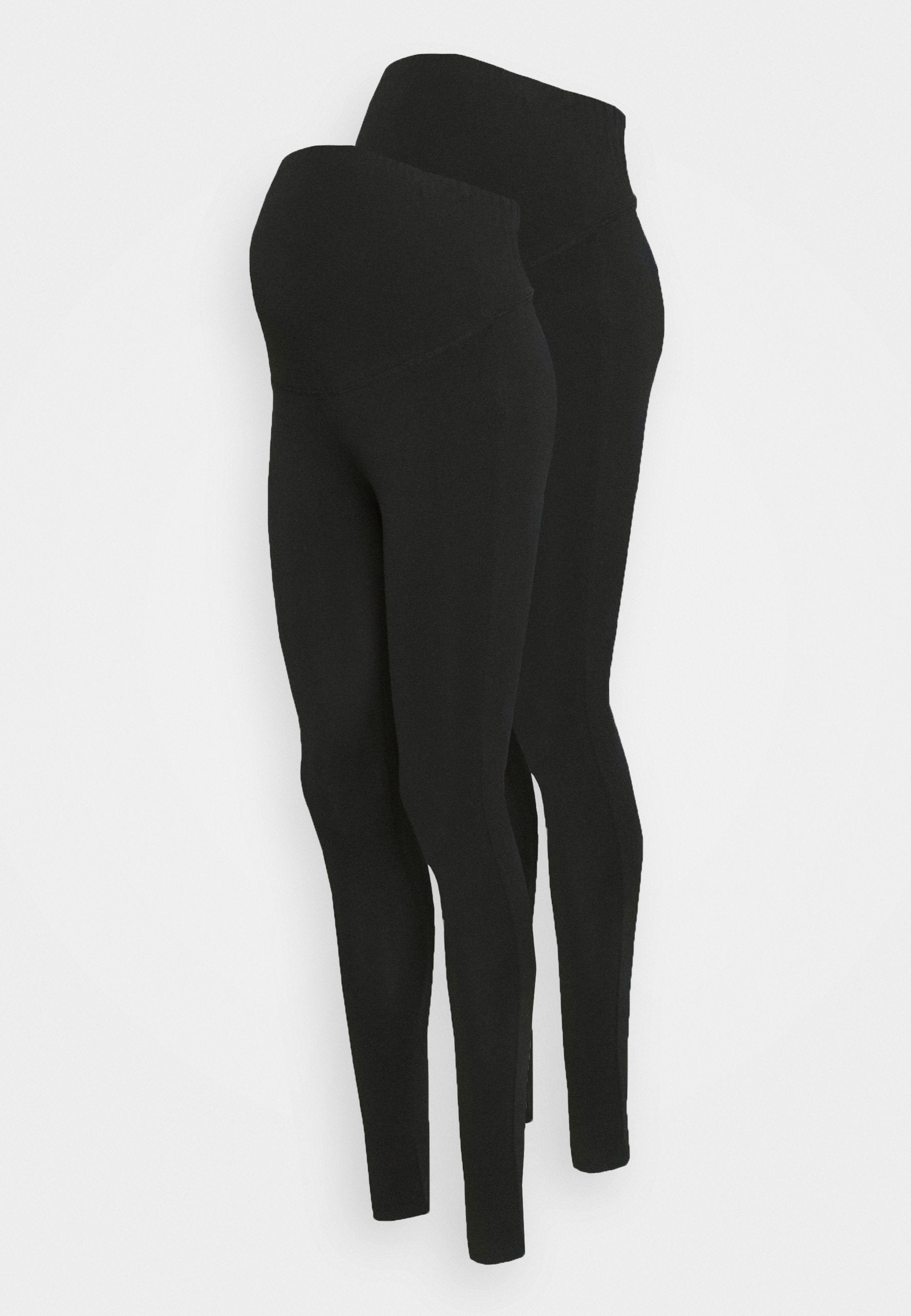  7/8 Length Maternity Leggings 2 Pack - Leggings - Trousers - Black