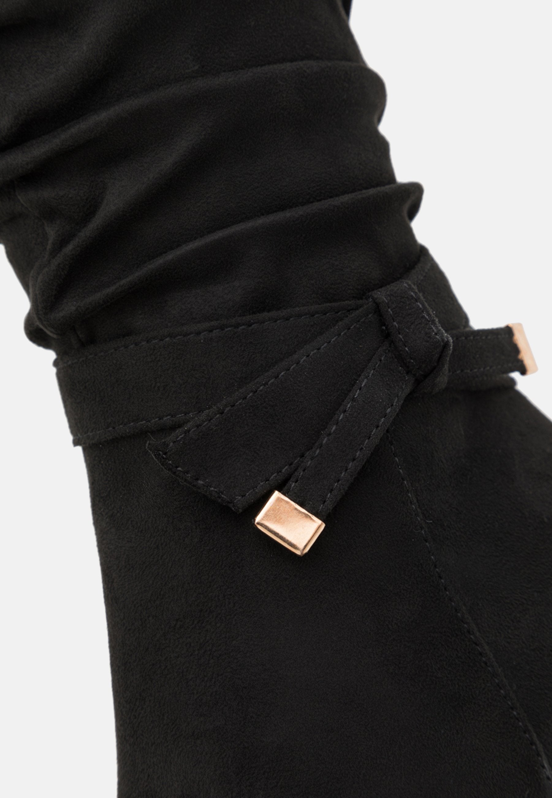 Anna Field Wedge Boots - Black