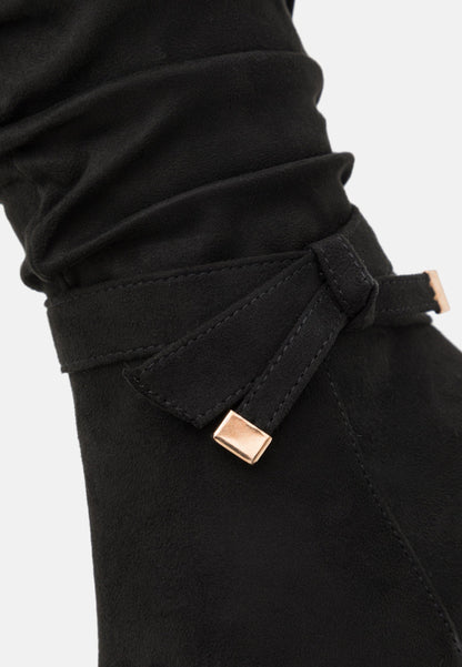 Anna Field Wedge Boots - Black