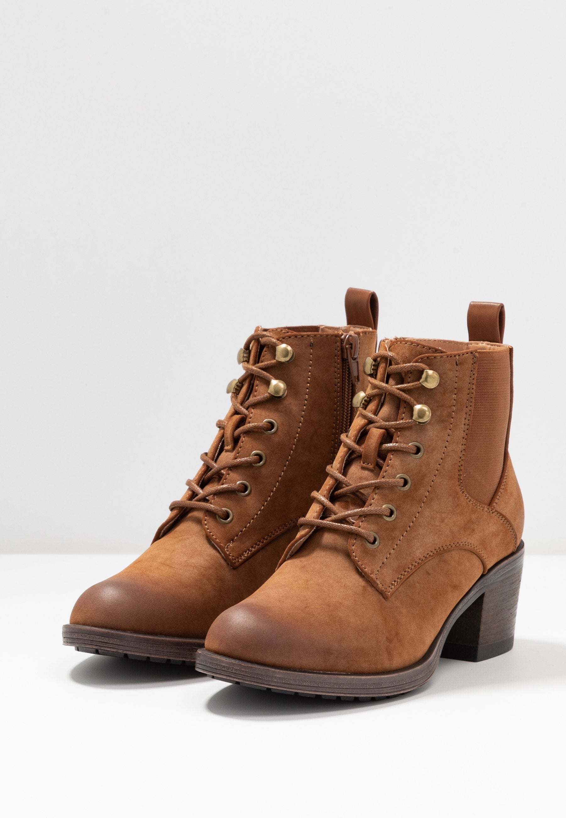 Anna Field Ankle Boots - Cognac