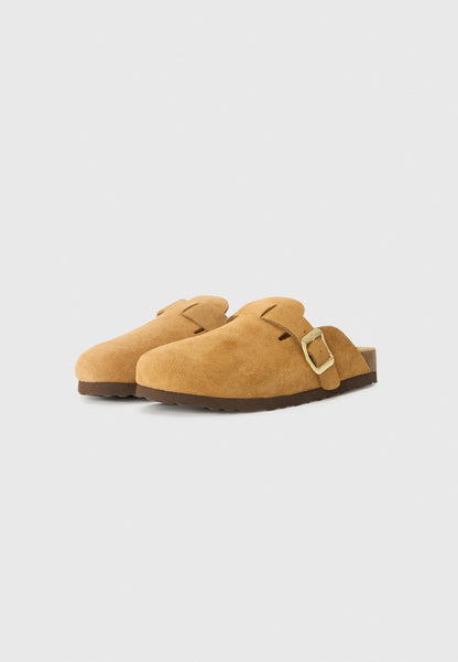 Anna Field LEATHER - Slippers - Cognac