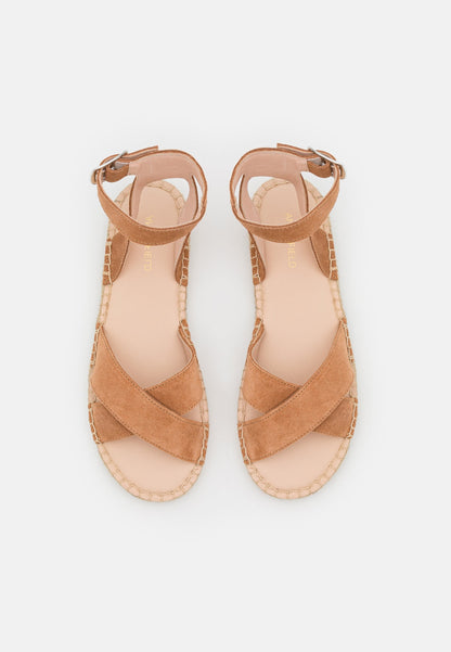 Anna Field Leather - Platform Sandals - Cognac