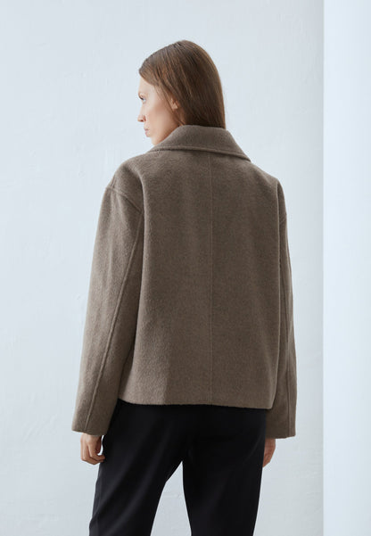Anna Field Summer Jacket - Mottled Light Grey