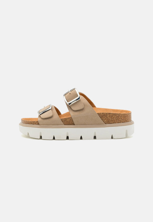 Anna Field Mules - Taupe