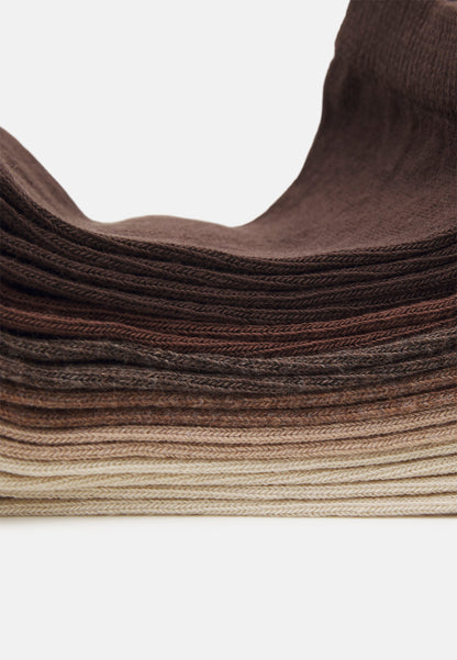 Anna Field 8 PACK - Socks - Brown/dark Brown