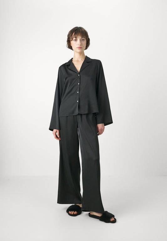 Anna Field WIDE LEG - Pyjama Set - Black