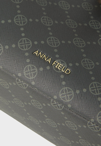 Anna Field Tote Bag - Black/grey
