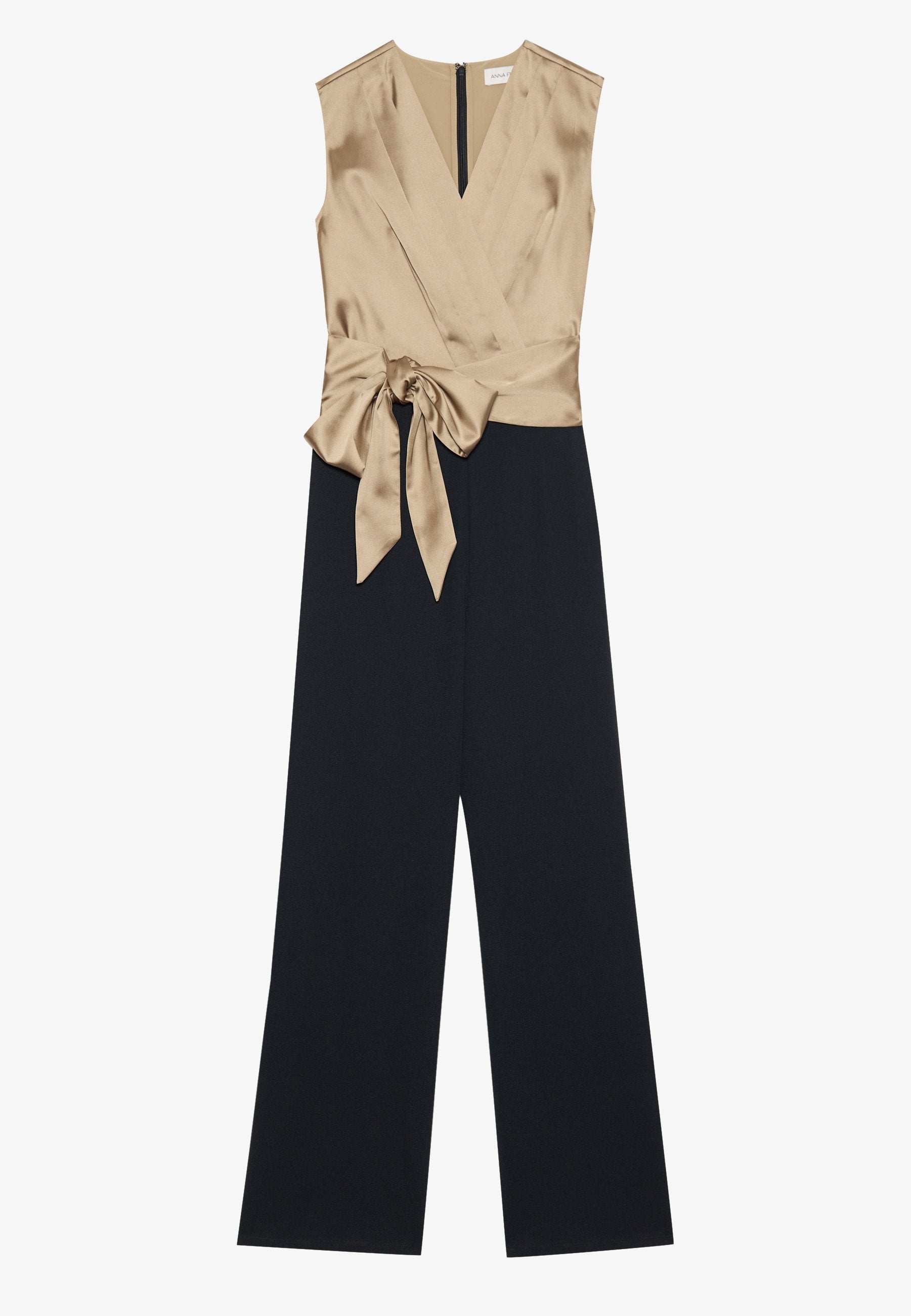 Anna Field Jumpsuit - Beige/black
