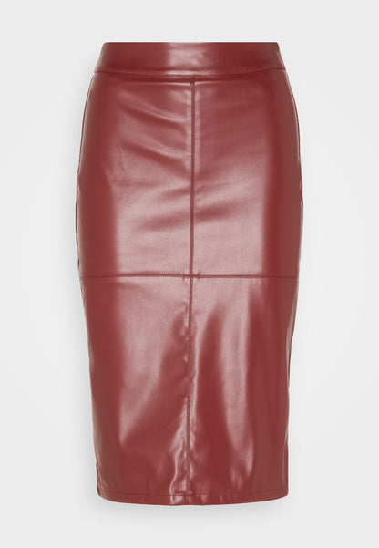Anna Field Pencil Skirt - Bordeaux