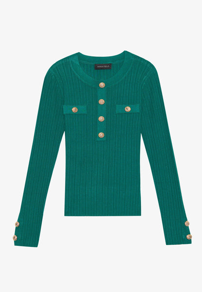 Anna Field Jumper - Aventurine
