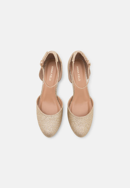 Anna Field Classic Heels - Gold