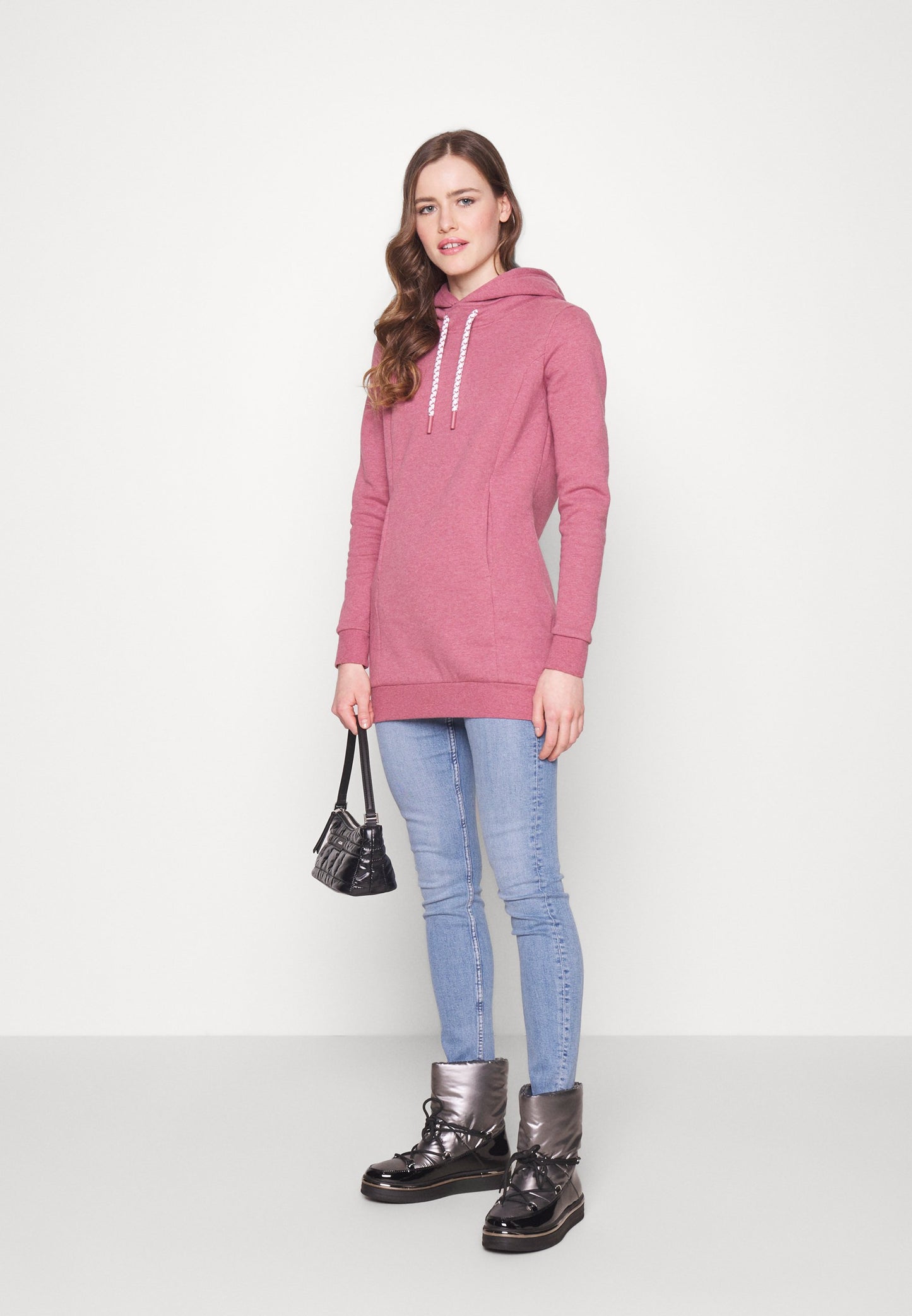  Hoodie - Mottled Berry